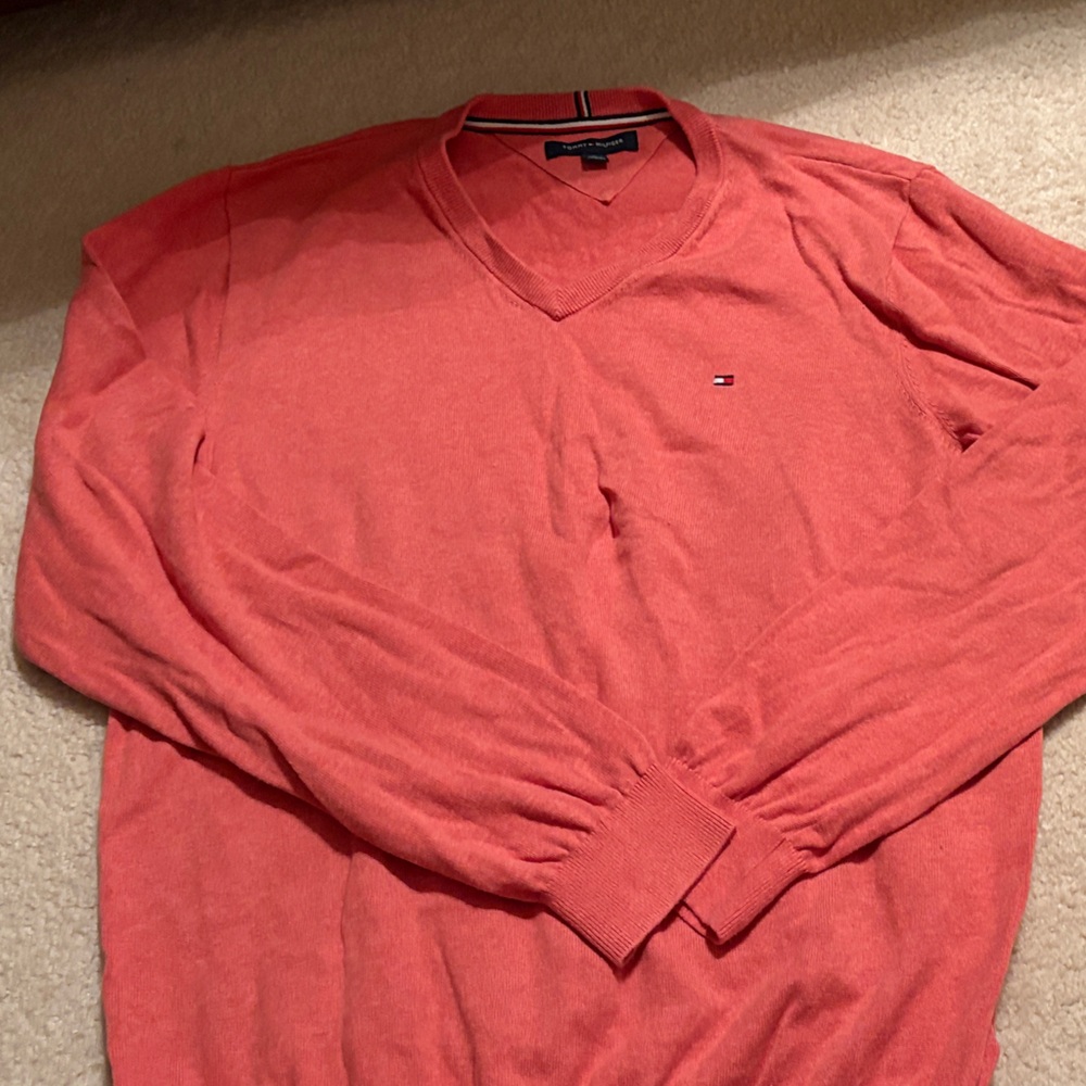 Women’s Tommy Hilfiger Vibrant Coral Pullover